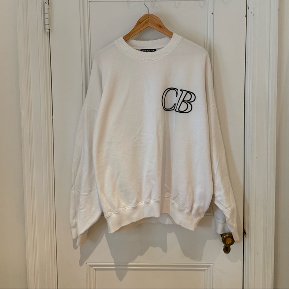 Cole Buxton White Sweater - Picture 1 of 3